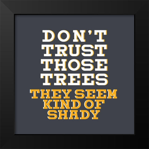 Dad Joke 1 Black Modern Wood Framed Art Print by Allen, Kimberly