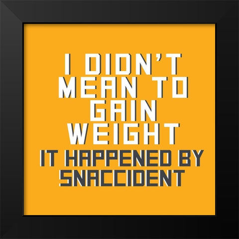 Dad Joke 2 Black Modern Wood Framed Art Print by Allen, Kimberly