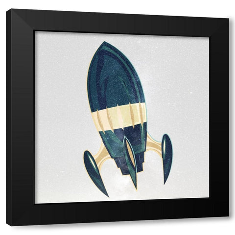 Reach 2 Black Modern Wood Framed Art Print by Allen, Kimberly