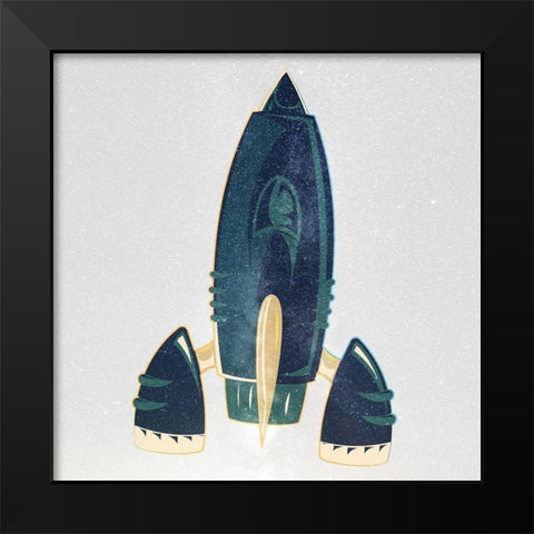 Reach 3 Black Modern Wood Framed Art Print by Allen, Kimberly