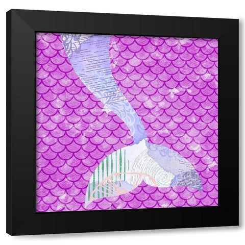 As Big as the Ocean 2 Black Modern Wood Framed Art Print with Double Matting by Allen, Kimberly
