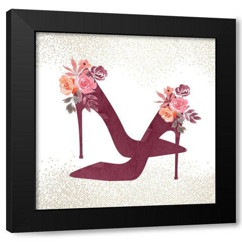 Just a Girl 3 Black Modern Wood Framed Art Print by Allen, Kimberly