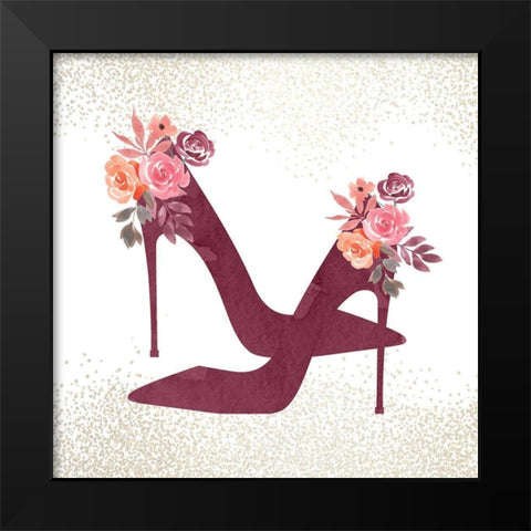 Just a Girl 3 Black Modern Wood Framed Art Print by Allen, Kimberly