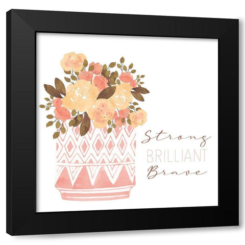 Strong 1 Black Modern Wood Framed Art Print with Double Matting by Allen, Kimberly