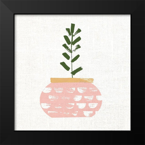 Simple 1 Black Modern Wood Framed Art Print by Allen, Kimberly