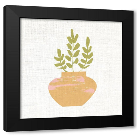 Simple 2 Black Modern Wood Framed Art Print with Double Matting by Allen, Kimberly