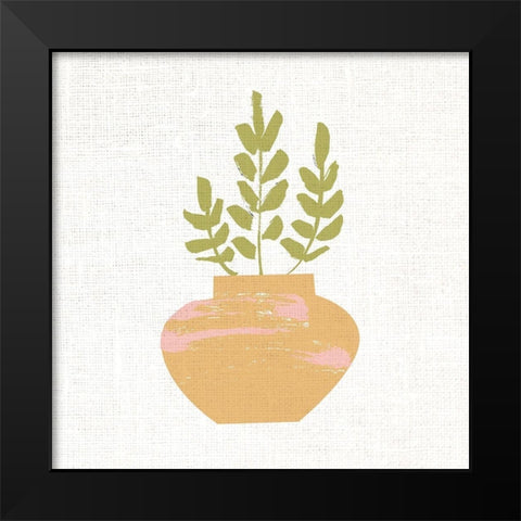 Simple 2 Black Modern Wood Framed Art Print by Allen, Kimberly