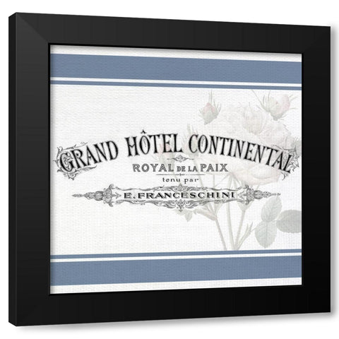 French Hotel 1 Black Modern Wood Framed Art Print by Allen, Kimberly