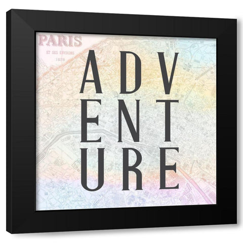Adventure Black Modern Wood Framed Art Print by Allen, Kimberly
