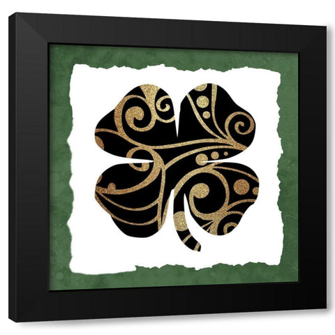 Happy 1 Black Modern Wood Framed Art Print with Double Matting by Allen, Kimberly