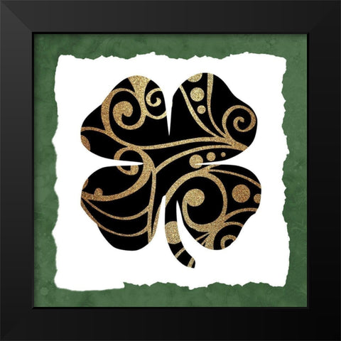 Happy 1 Black Modern Wood Framed Art Print by Allen, Kimberly