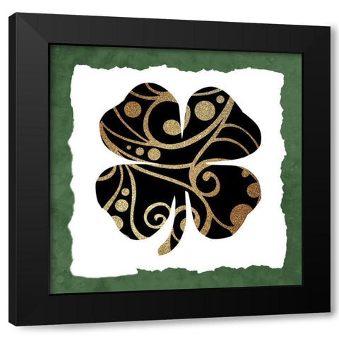 Happy 3 Black Modern Wood Framed Art Print with Double Matting by Allen, Kimberly