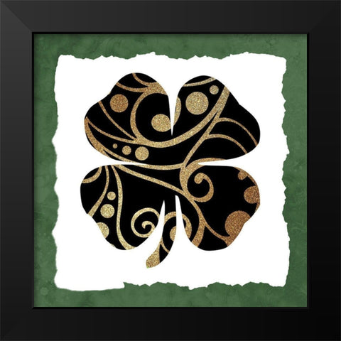 Happy 3 Black Modern Wood Framed Art Print by Allen, Kimberly