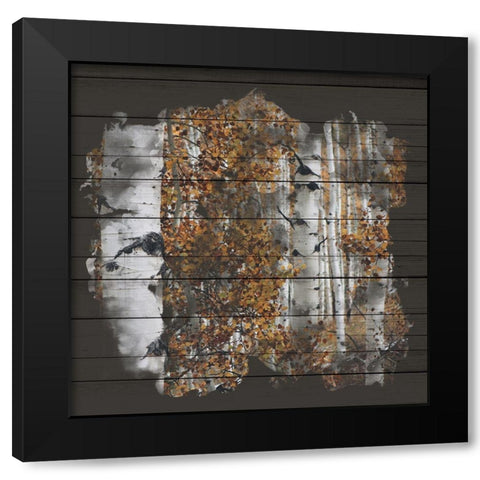 Aspen Wood 2 Black Modern Wood Framed Art Print by Allen, Kimberly