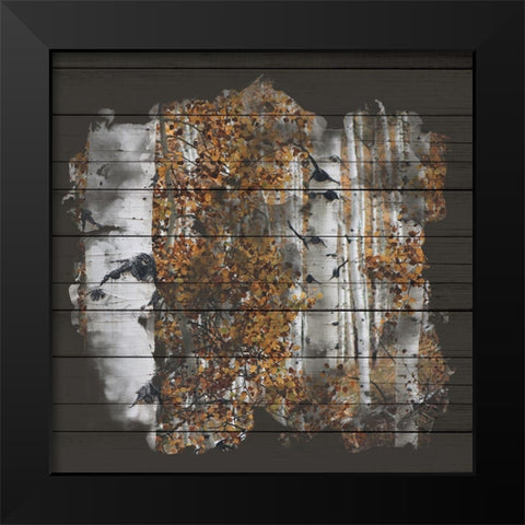 Aspen Wood 2 Black Modern Wood Framed Art Print by Allen, Kimberly
