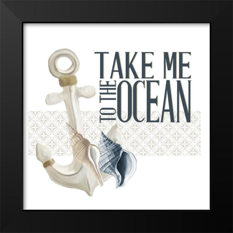 Sea Air 2 Black Modern Wood Framed Art Print by Allen, Kimberly