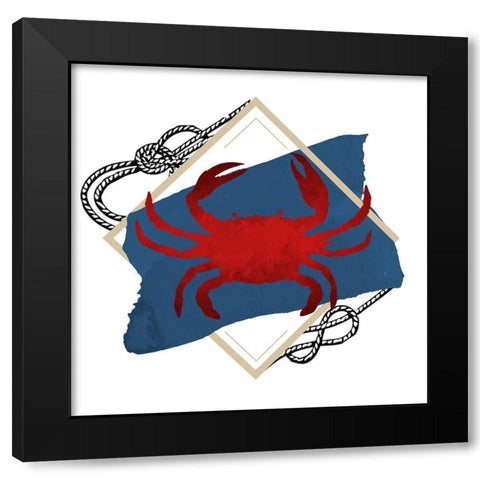 Seashore 1 Black Modern Wood Framed Art Print by Allen, Kimberly