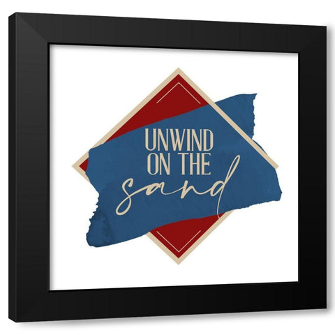 Seashore 3 Black Modern Wood Framed Art Print by Allen, Kimberly