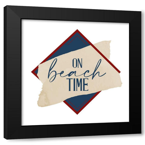 Seashore 4 Black Modern Wood Framed Art Print by Allen, Kimberly