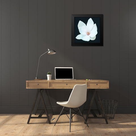Magnolia 2 Black Modern Wood Framed Art Print by Allen, Kimberly