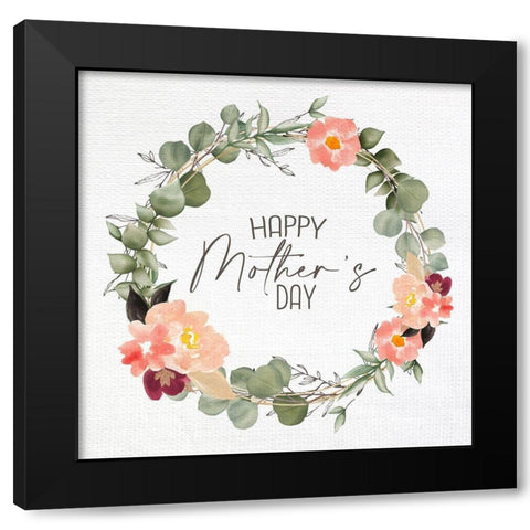 Mothers Day Black Modern Wood Framed Art Print with Double Matting by Allen, Kimberly