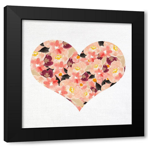 A Mother 1 Black Modern Wood Framed Art Print by Allen, Kimberly