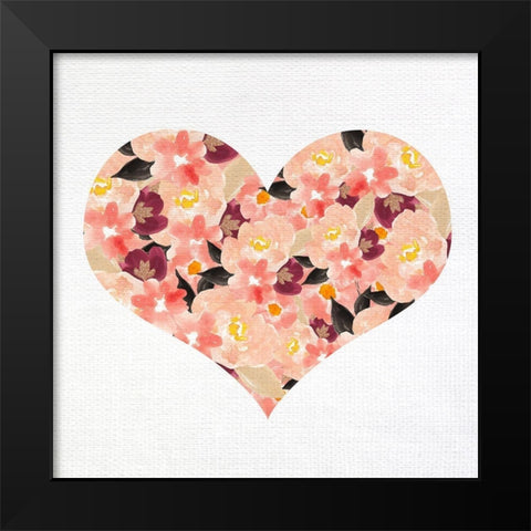 A Mother 1 Black Modern Wood Framed Art Print by Allen, Kimberly