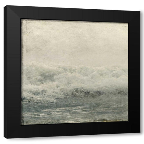 Ocean Storm 1 Black Modern Wood Framed Art Print by Allen, Kimberly