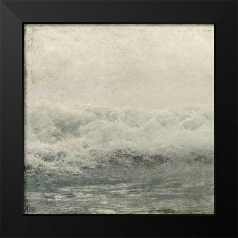 Ocean Storm 1 Black Modern Wood Framed Art Print by Allen, Kimberly