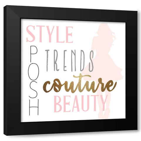 Style 1 Black Modern Wood Framed Art Print with Double Matting by Allen, Kimberly