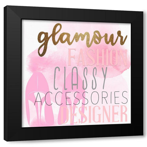 Style 2 V2 Black Modern Wood Framed Art Print with Double Matting by Allen, Kimberly