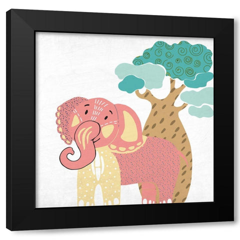 Safari Days 2 Black Modern Wood Framed Art Print by Allen, Kimberly