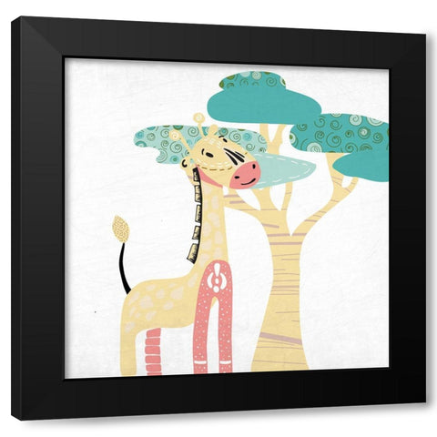 Safari Days 3 Black Modern Wood Framed Art Print by Allen, Kimberly