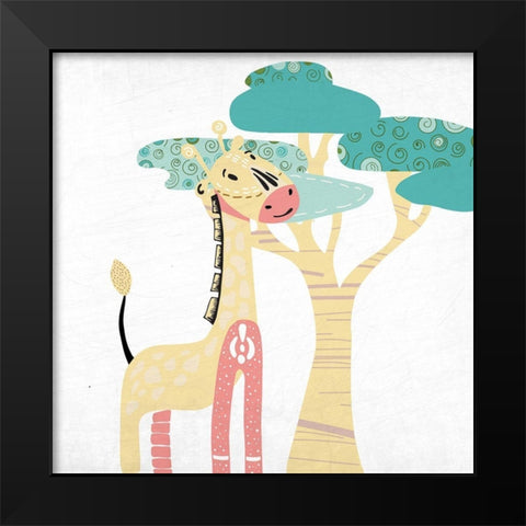 Safari Days 3 Black Modern Wood Framed Art Print by Allen, Kimberly