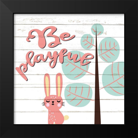 Woodland 2 Black Modern Wood Framed Art Print by Allen, Kimberly