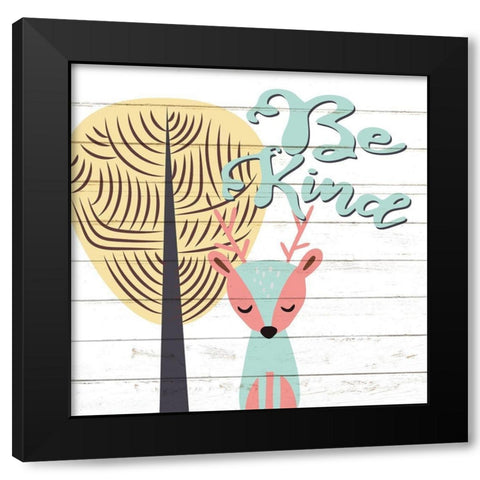 Woodland 3 Black Modern Wood Framed Art Print by Allen, Kimberly