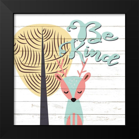 Woodland 3 Black Modern Wood Framed Art Print by Allen, Kimberly