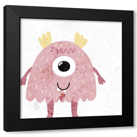 Cutie 1 Black Modern Wood Framed Art Print with Double Matting by Allen, Kimberly