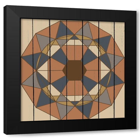 Global Star 1 Black Modern Wood Framed Art Print by Allen, Kimberly