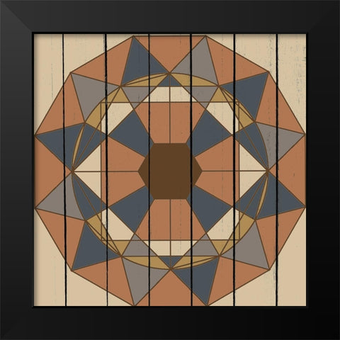 Global Star 1 Black Modern Wood Framed Art Print by Allen, Kimberly