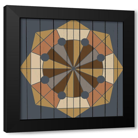 Global Star 2 Black Modern Wood Framed Art Print by Allen, Kimberly