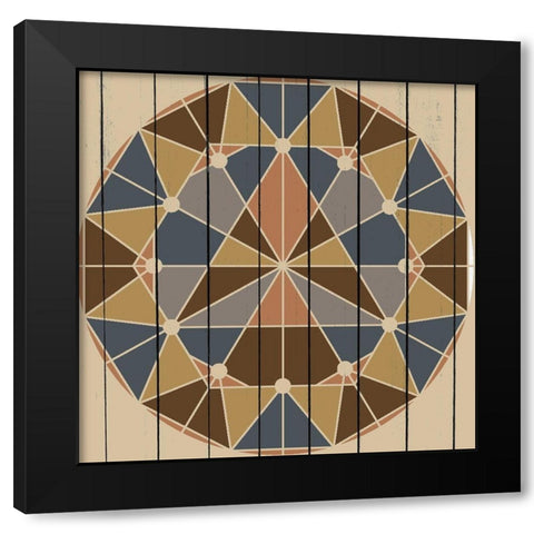 Global Star 3 Black Modern Wood Framed Art Print by Allen, Kimberly