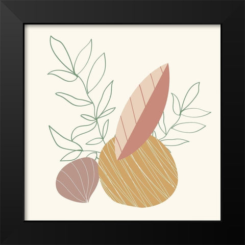 Natural 1 Black Modern Wood Framed Art Print by Allen, Kimberly