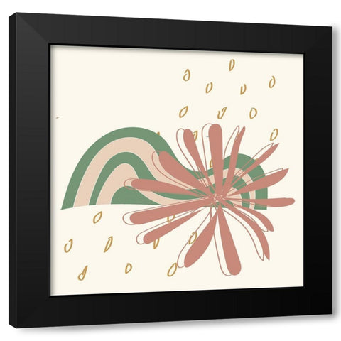 Natural 2 Black Modern Wood Framed Art Print by Allen, Kimberly