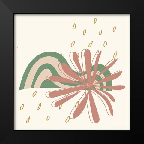 Natural 2 Black Modern Wood Framed Art Print by Allen, Kimberly