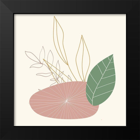 Natural 3 Black Modern Wood Framed Art Print by Allen, Kimberly