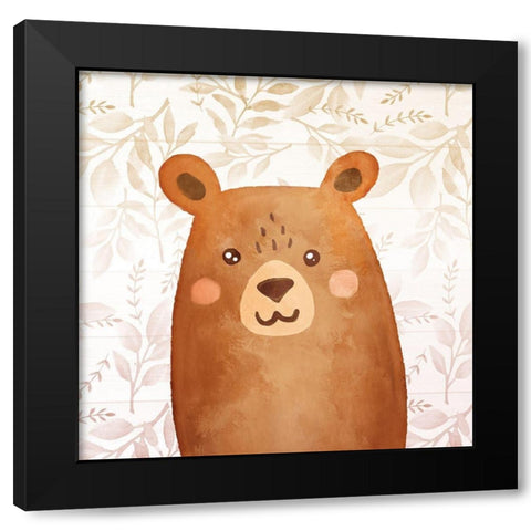 Woodland 3 Black Modern Wood Framed Art Print with Double Matting by Allen, Kimberly