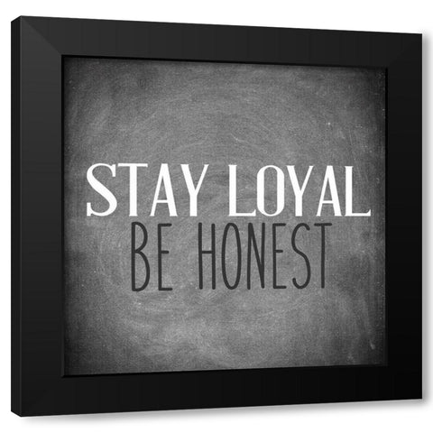 Be Honest 3 Black Modern Wood Framed Art Print with Double Matting by Allen, Kimberly