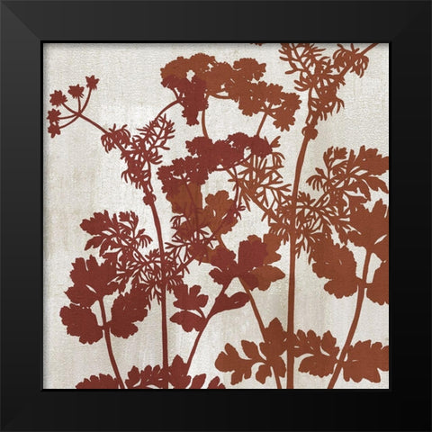 Botanical Black Modern Wood Framed Art Print by Allen, Kimberly