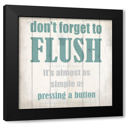 Flush Black Modern Wood Framed Art Print with Double Matting by Kimberly, Allen
